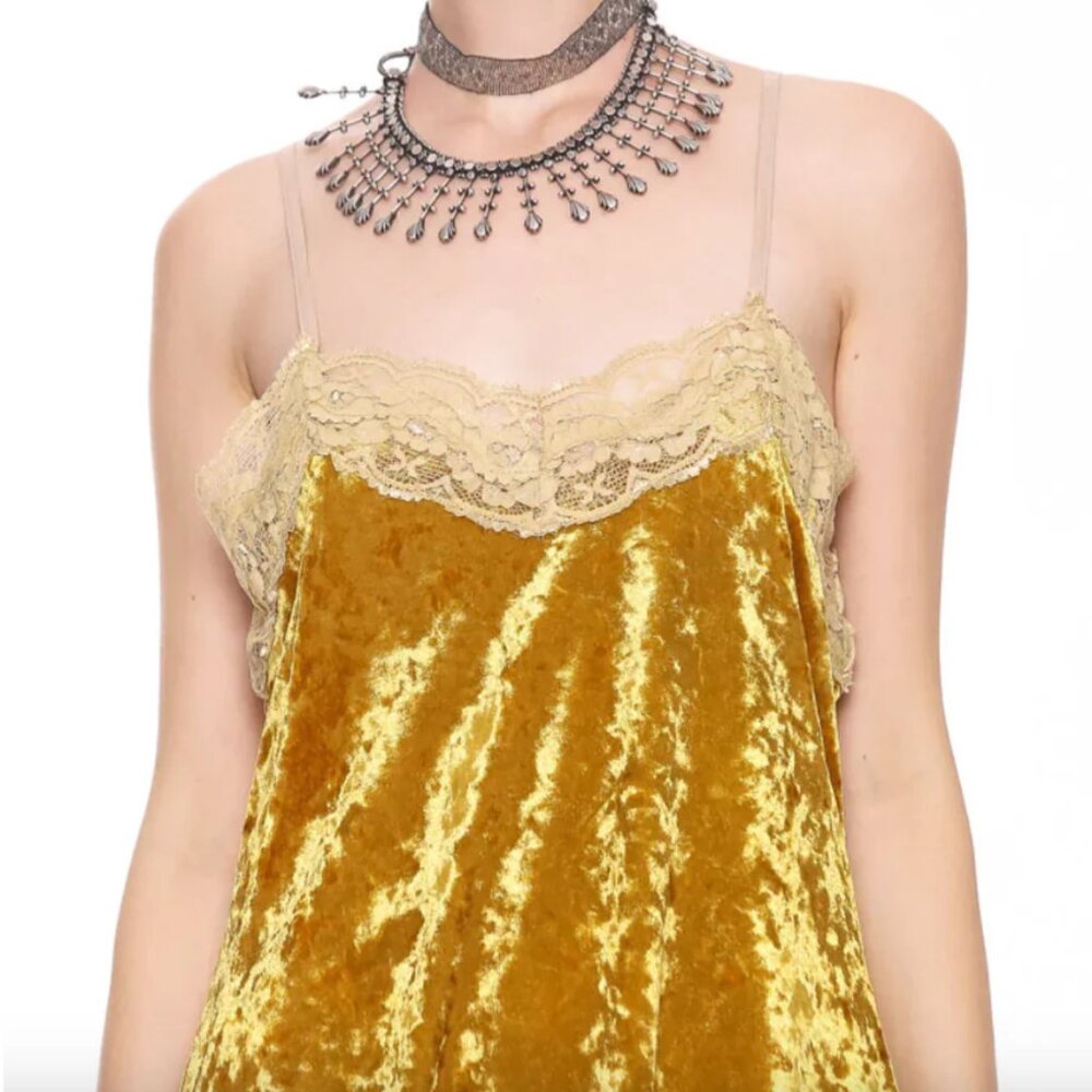 Velvet Dreams Camisole Amber Gold